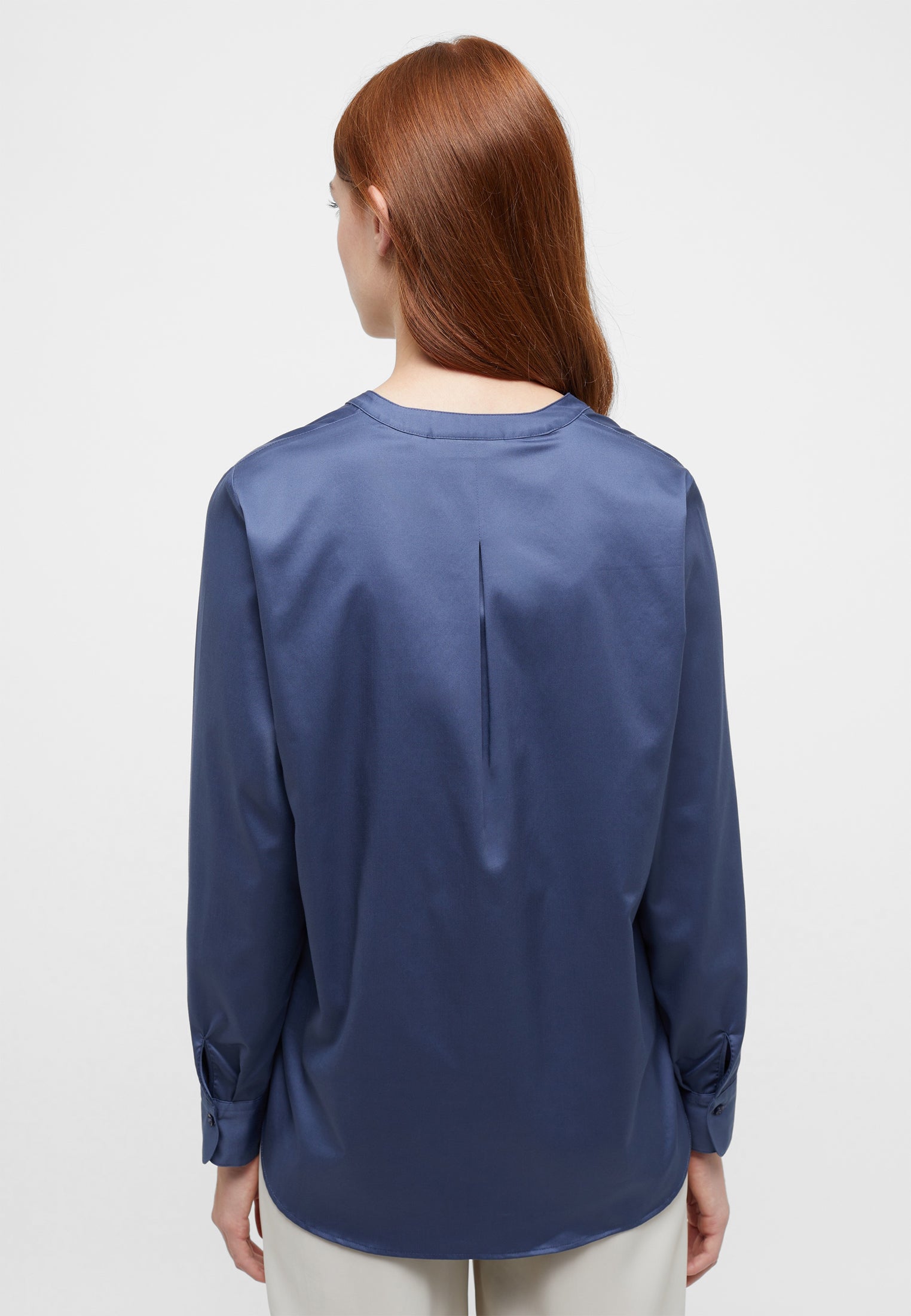 ETERNA LOOSE FIT Bluse - Ocean Sky Blue - 5585-17-D246 von Eterna
