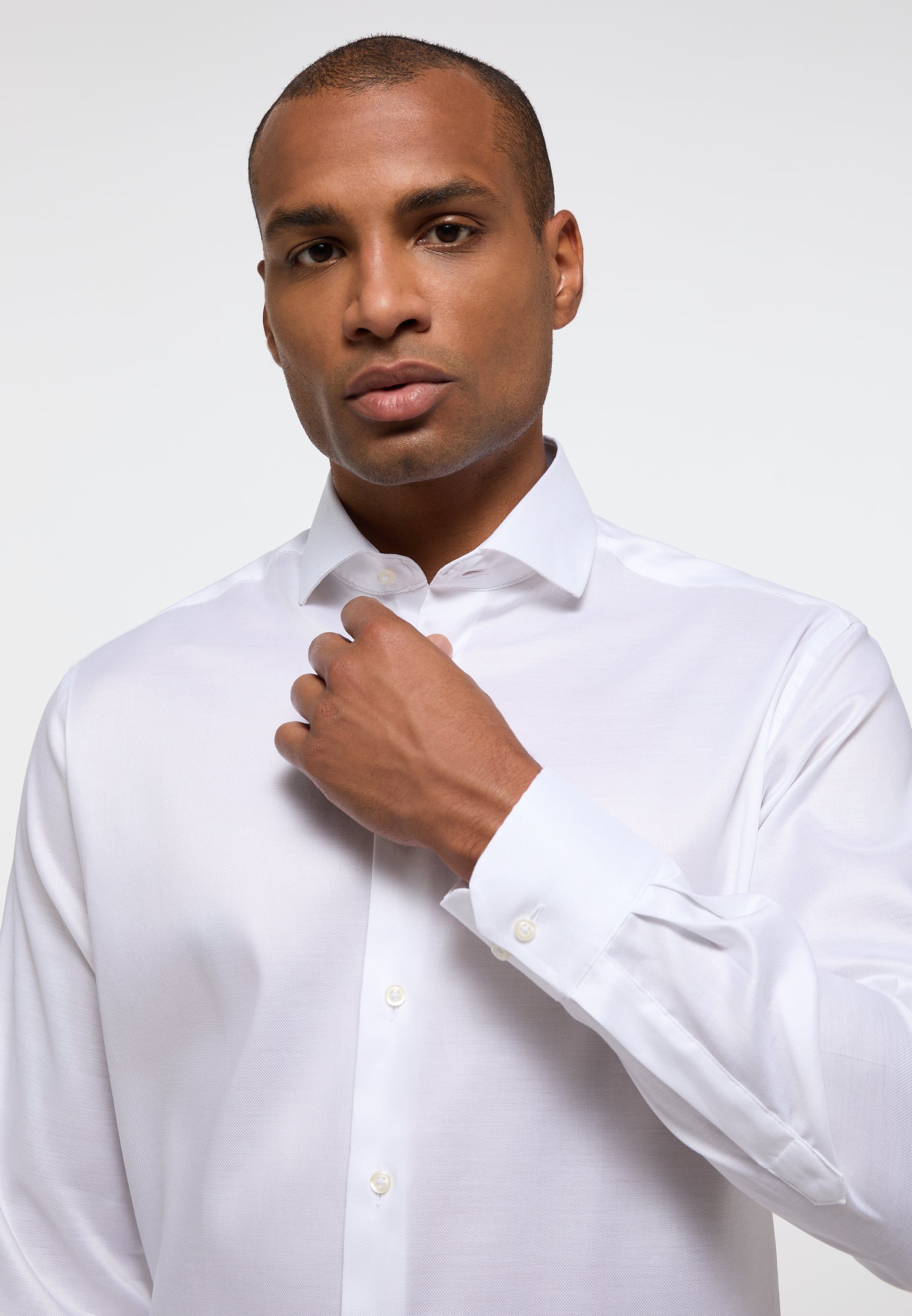 ETERNA MODERN FIT Performance Shirt - White Cloud Poplin - 4084-00-X17V von Eterna