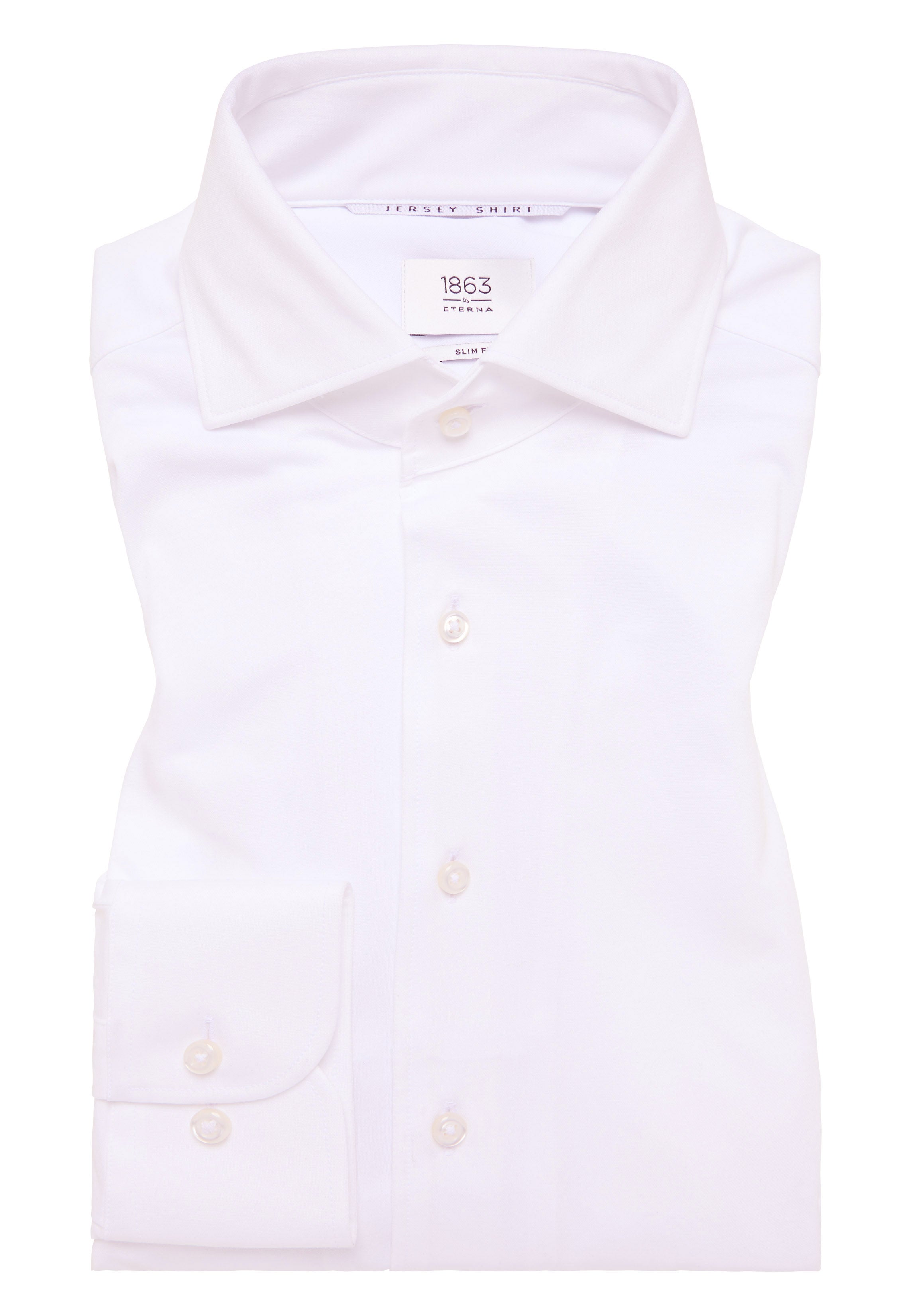 ETERN A 1863 SLIM FIT Langarm Hemd - Pure Glacier White - 2269-00-YSV1