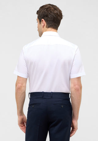 ETERNA SLIM FIT Kurzarm Hemd - Pearl Skyline White - 1304-00-G140
