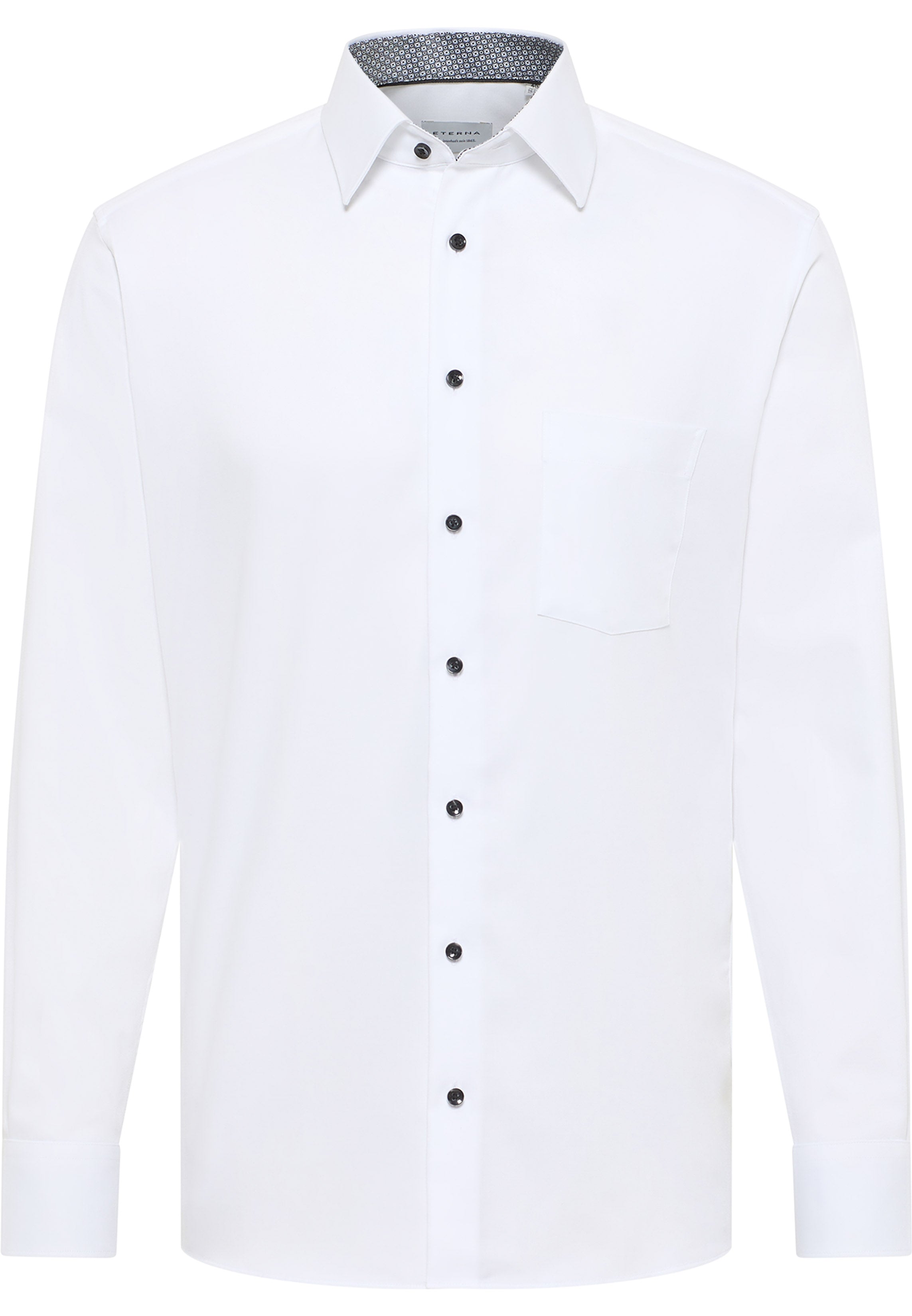 ETERNA MODERN FIT Langarm Hemd - Cloud Chalk White - 1007-00-X141