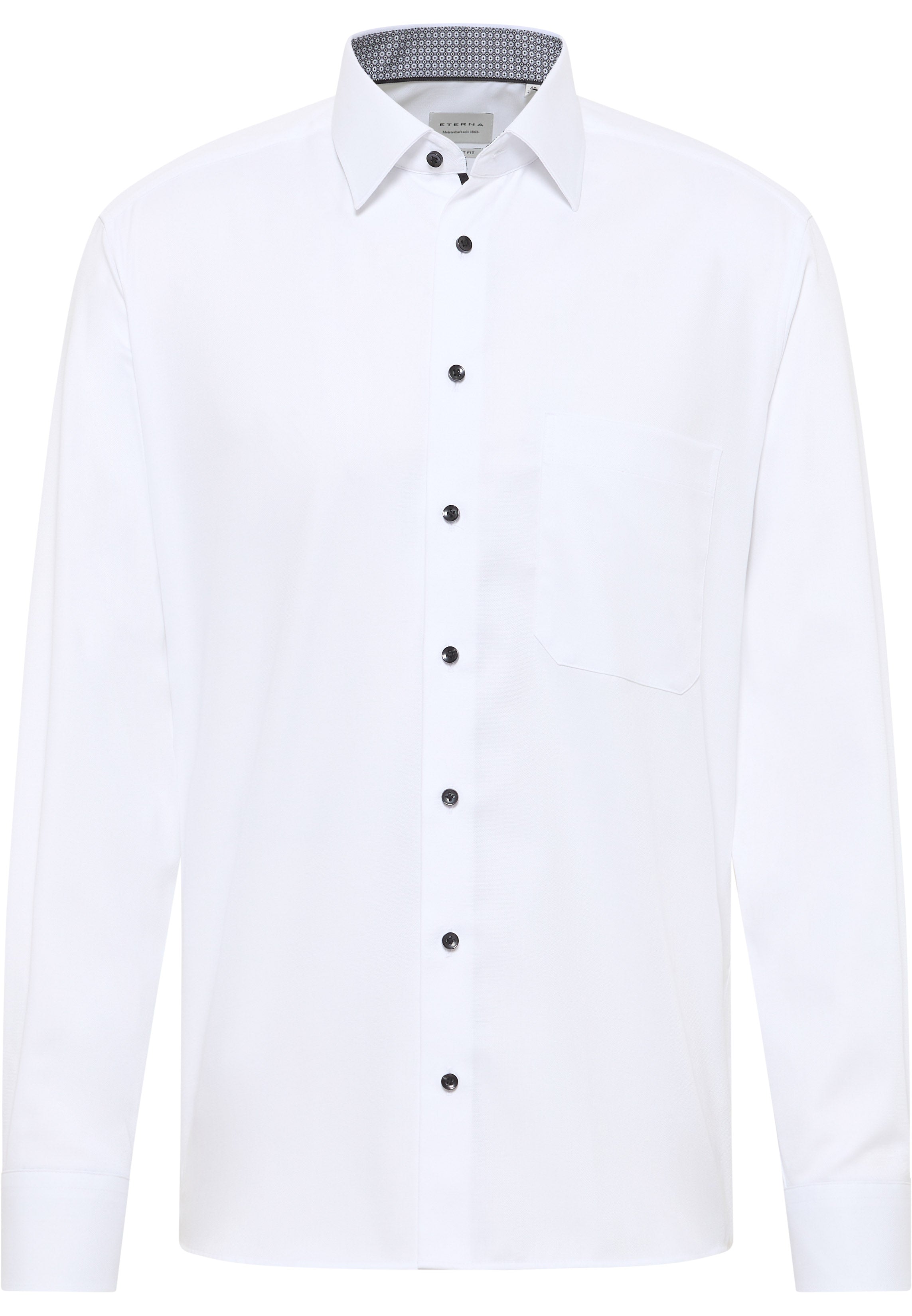 ETERNA COMFORT FIT Langarm Hemd - Crystal White - 1007-00-E141