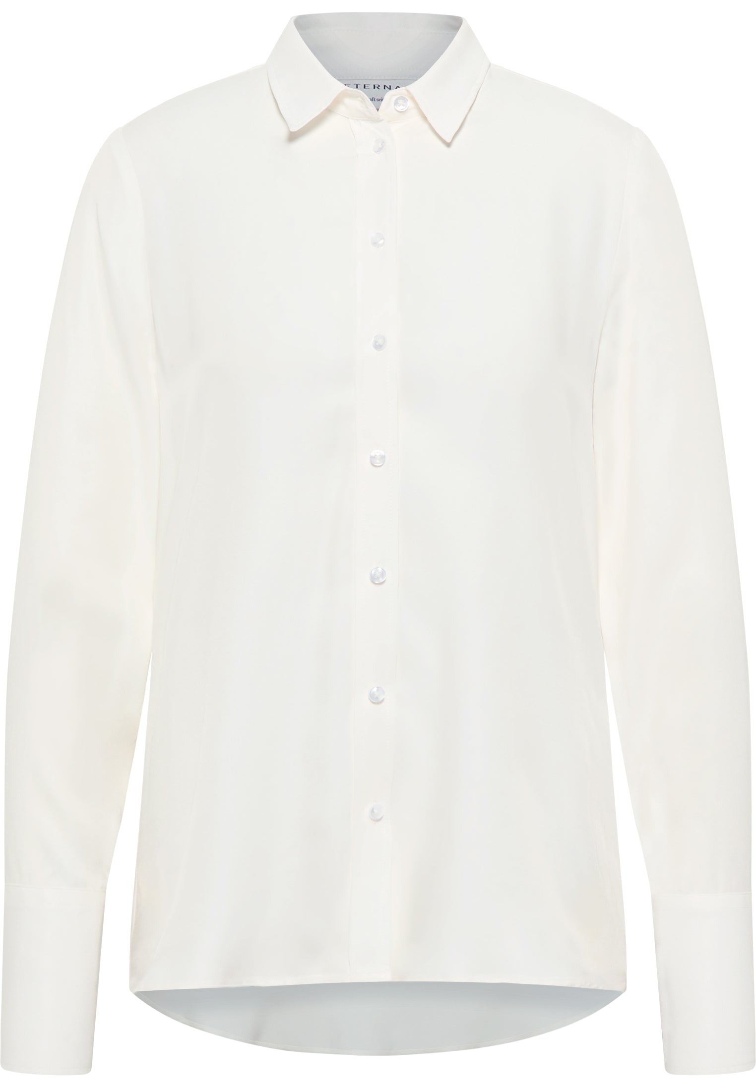 ETERNA REGULAR FIT Langarm Bluse - Pearl Whisper Satin - 5270-01-D295