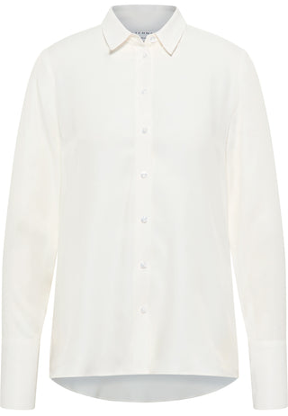ETERNA REGULAR FIT Langarm Bluse - Pearl Whisper Satin - 5270-01-D295