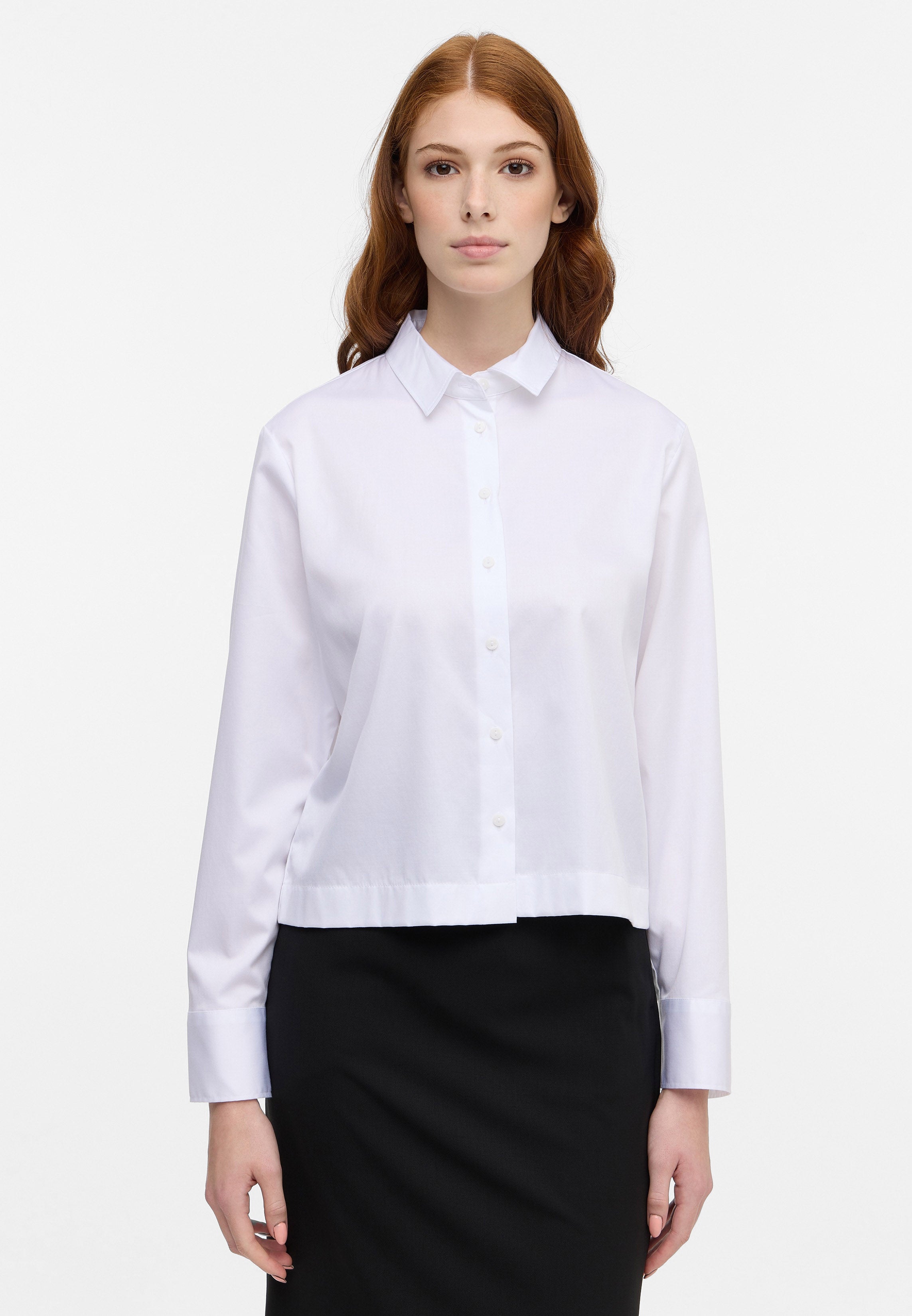 ETERNA Loose Fit Bluse - Crystal Whisper - 5585-00-D373