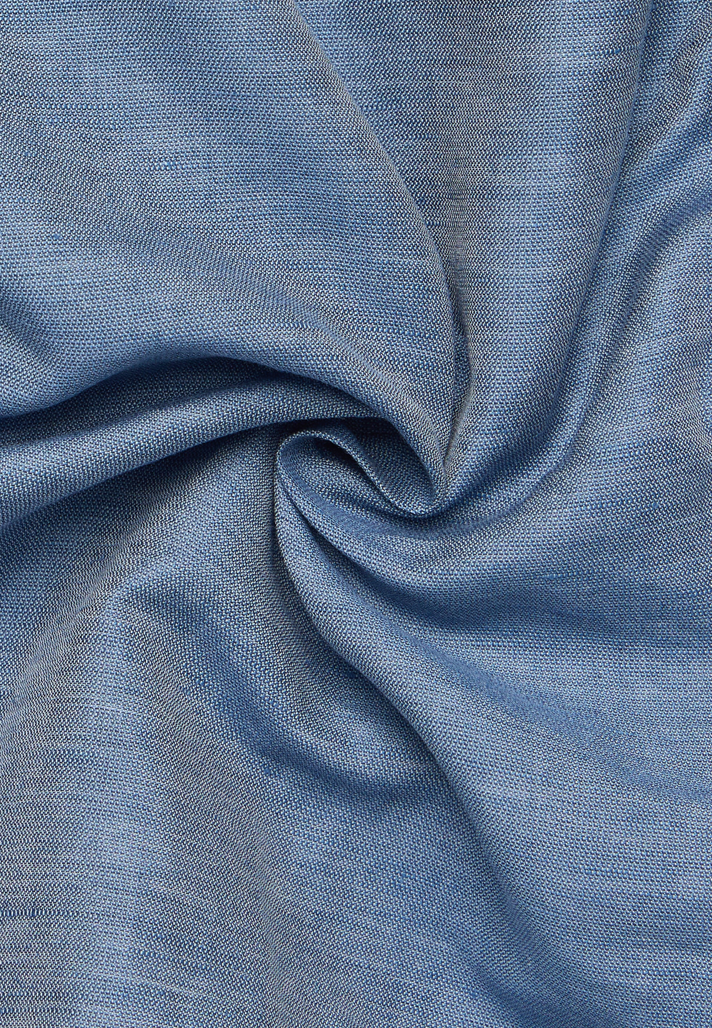 ETERNA 1863 Modern Fit Langarm Hemd - Blue Harbour Linen - 2355-18-XS82 von Eterna