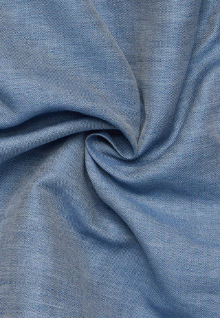 ETERNA 1863 Modern Fit Langarm Hemd - Blue Harbour Linen - 2355-18-XS82