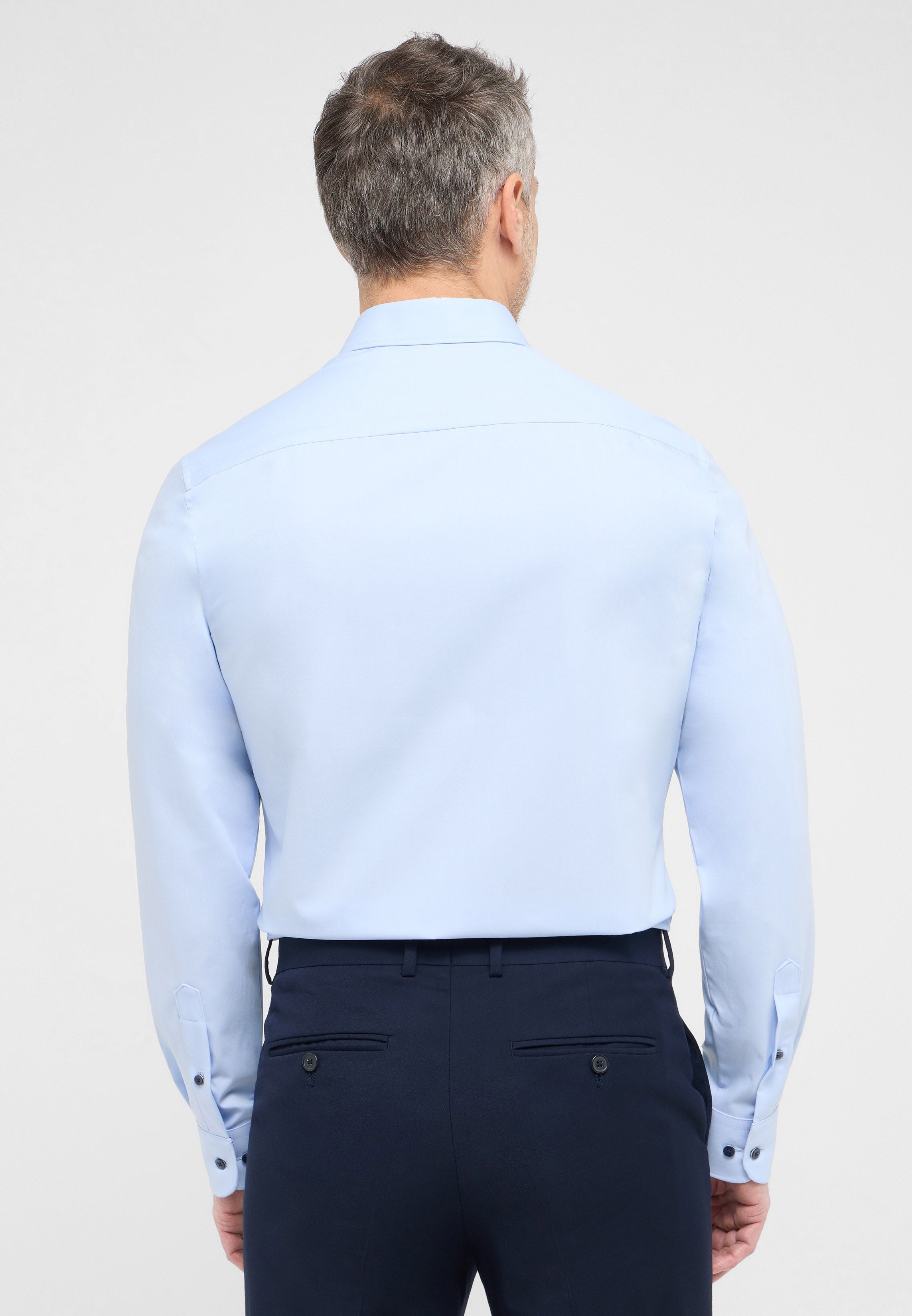 ETERNA SLIM FIT Performance Shirt Langarm Hemd - Sky Harbor Blue - 4194-10-F140 von Eterna