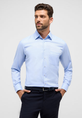 ETERNA MODERN FIT Langarm Hemd - Skywell Blue - 8464-12-X181