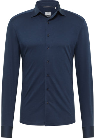 ETERNA 1863 SLIM FIT Langarm Hemd - Deep Marina Blue - 2269-19-YSV1