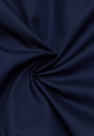 ETERNA Slim Fit Kurzarm Hemd - Midnight Cobalt Poplin - 1304-19-G140