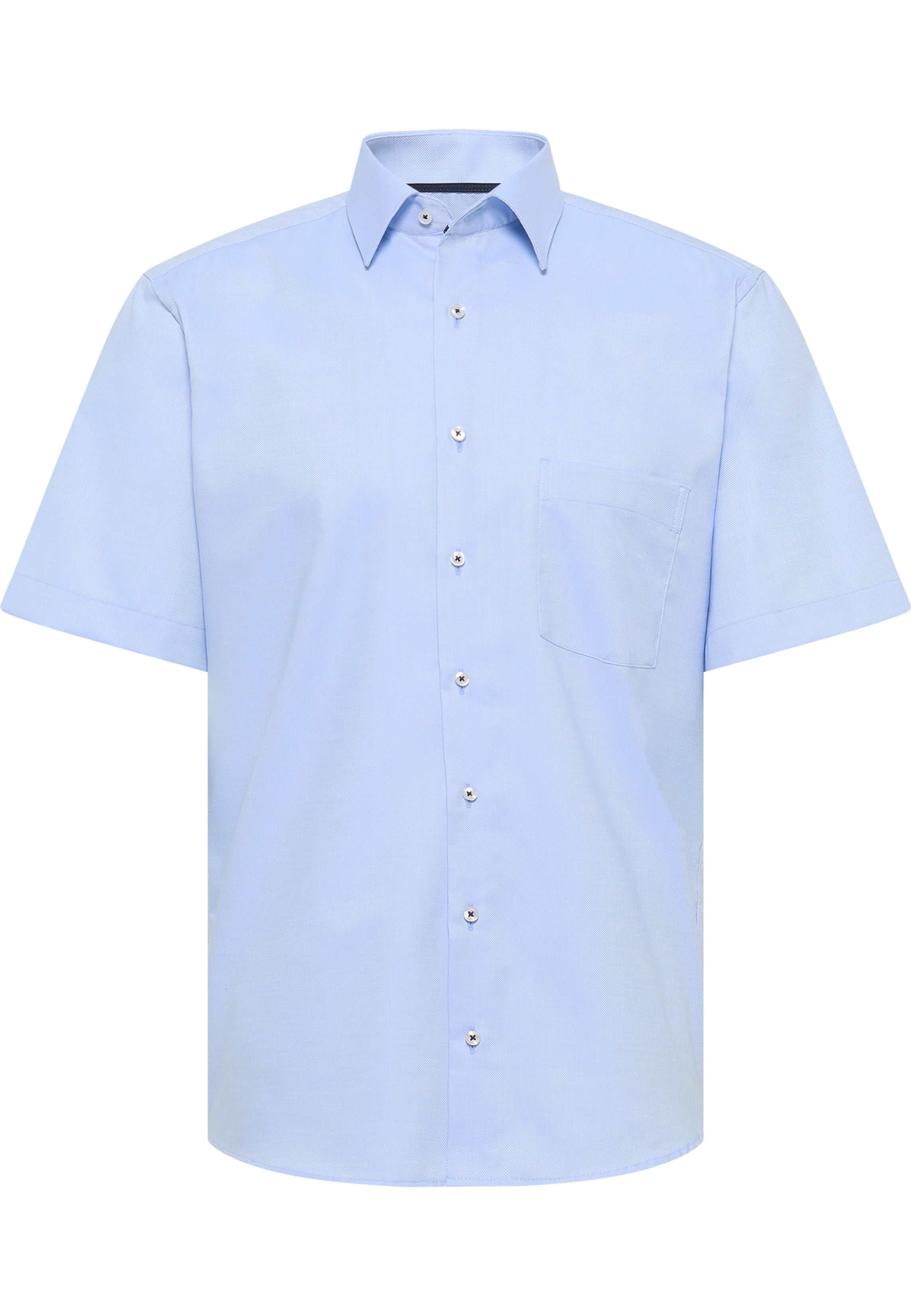 ETERNA MODERN FIT Kurzarm Hemd - Sky Mist Blue - 8464-12-C181