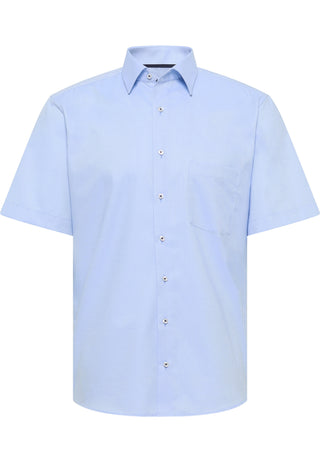 ETERNA MODERN FIT Kurzarm Hemd - Sky Mist Blue - 8464-12-C181