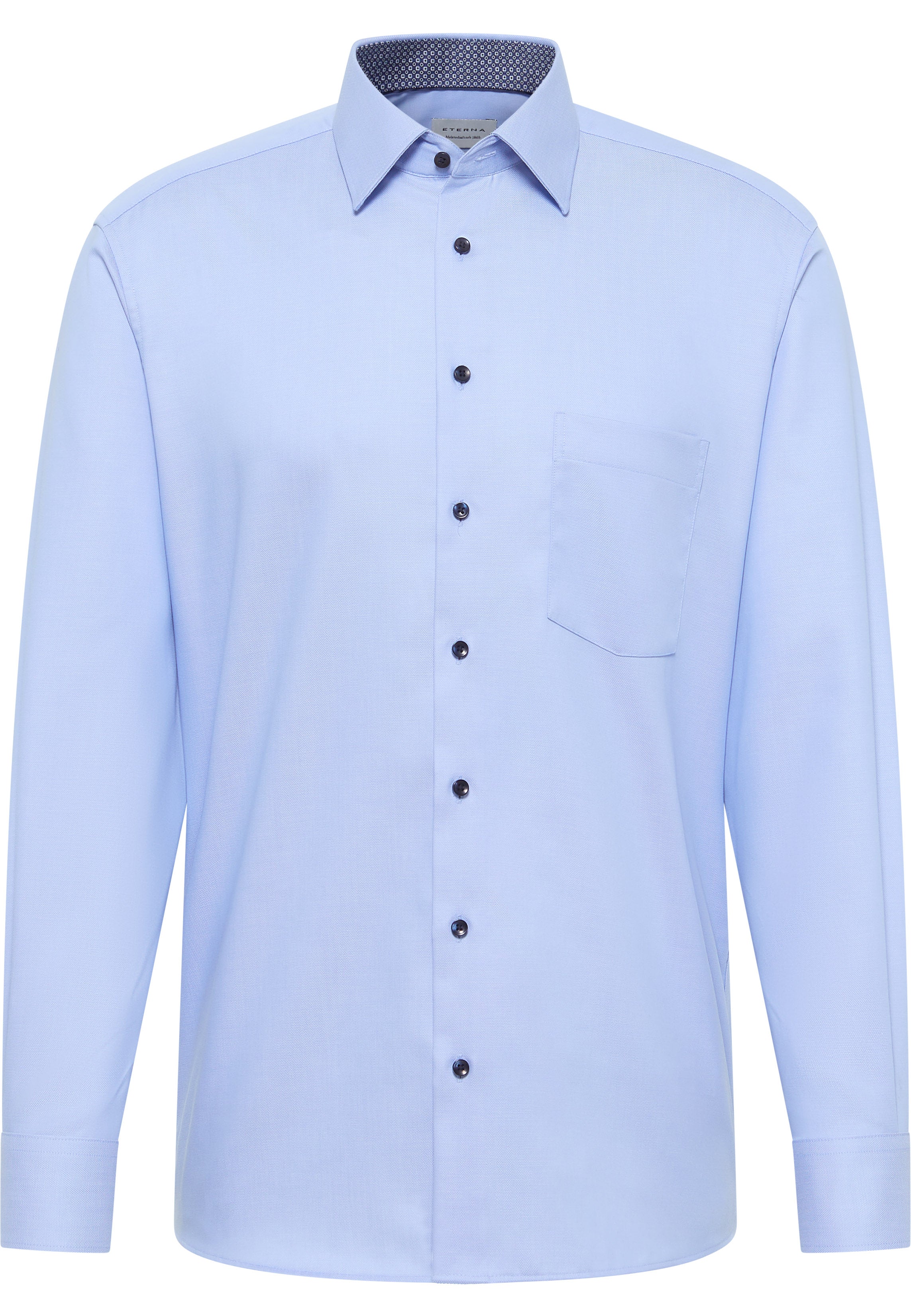 ETERNA MODERN FIT Langarm Hemd - Sky Harbor Blue - 1007-11-X141