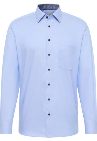 ETERNA MODERN FIT Langarm Hemd - Sky Harbor Blue - 1007-11-X141