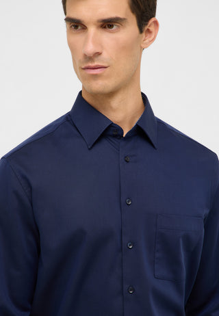 ETERNA MODERN FIT Langarm Hemd - Midnight Riviera - 1007-19-X141