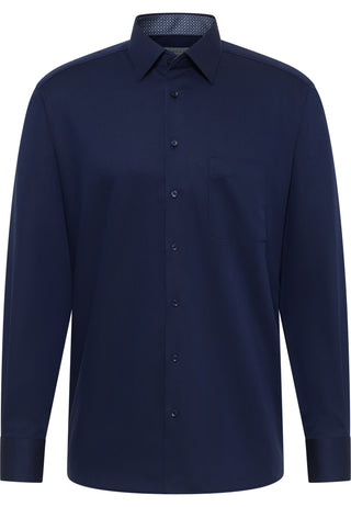 ETERNA MODERN FIT Langarm Hemd - Midnight Riviera - 1007-19-X141