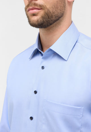 ETERNA COMFORT FIT Langarm Hemd - Misty Sky Blue - 1007-11-E141