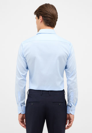 ETERNA Slim Fit Natural Stretch Langarm Hemd - Sky Harbor Blue - 1082-11-F141