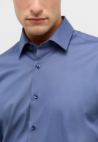 ETERNA SLIM FIT Hemd - Ocean Twilight Blue - 1082-17-F141