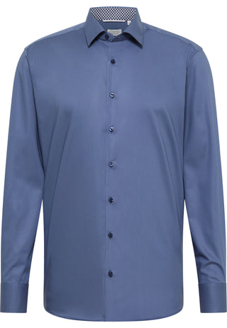 ETERNA SLIM FIT Hemd - Ocean Twilight Blue - 1082-17-F141