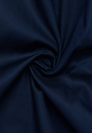 ETERNA MODERN FIT Langarm Hemd - Midnight Patchwork Blue - 1082-19-X14K