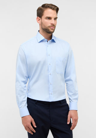 ETERNA COMFORT FIT Hemd - Ocean Mist Blue - 1082-11-E15K