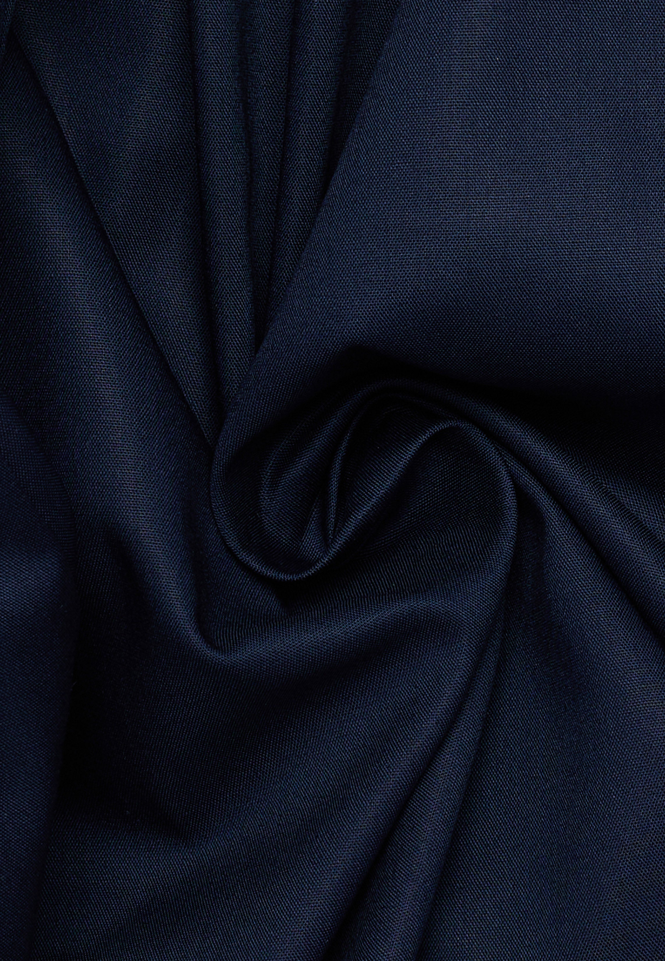 ETERNA COMFORT FIT Natural Stretch Langarm Hemd - Midnight Navy Blue - 1082-19-E15K von Eterna