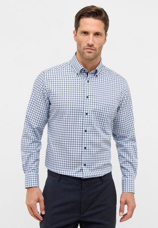 ETERNA MODERN FIT Langarm Hemd - Sky Harbor Plaid - 1012-11-X114