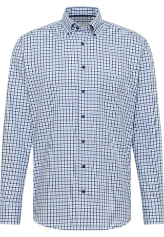 ETERNA MODERN FIT Langarm Hemd - Sky Harbor Plaid - 1012-11-X114