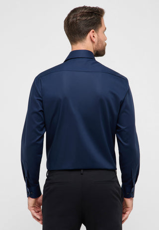 ETERNA COMFORT FIT Langarm Hemd - Navy Horizon - 1382-19-E141