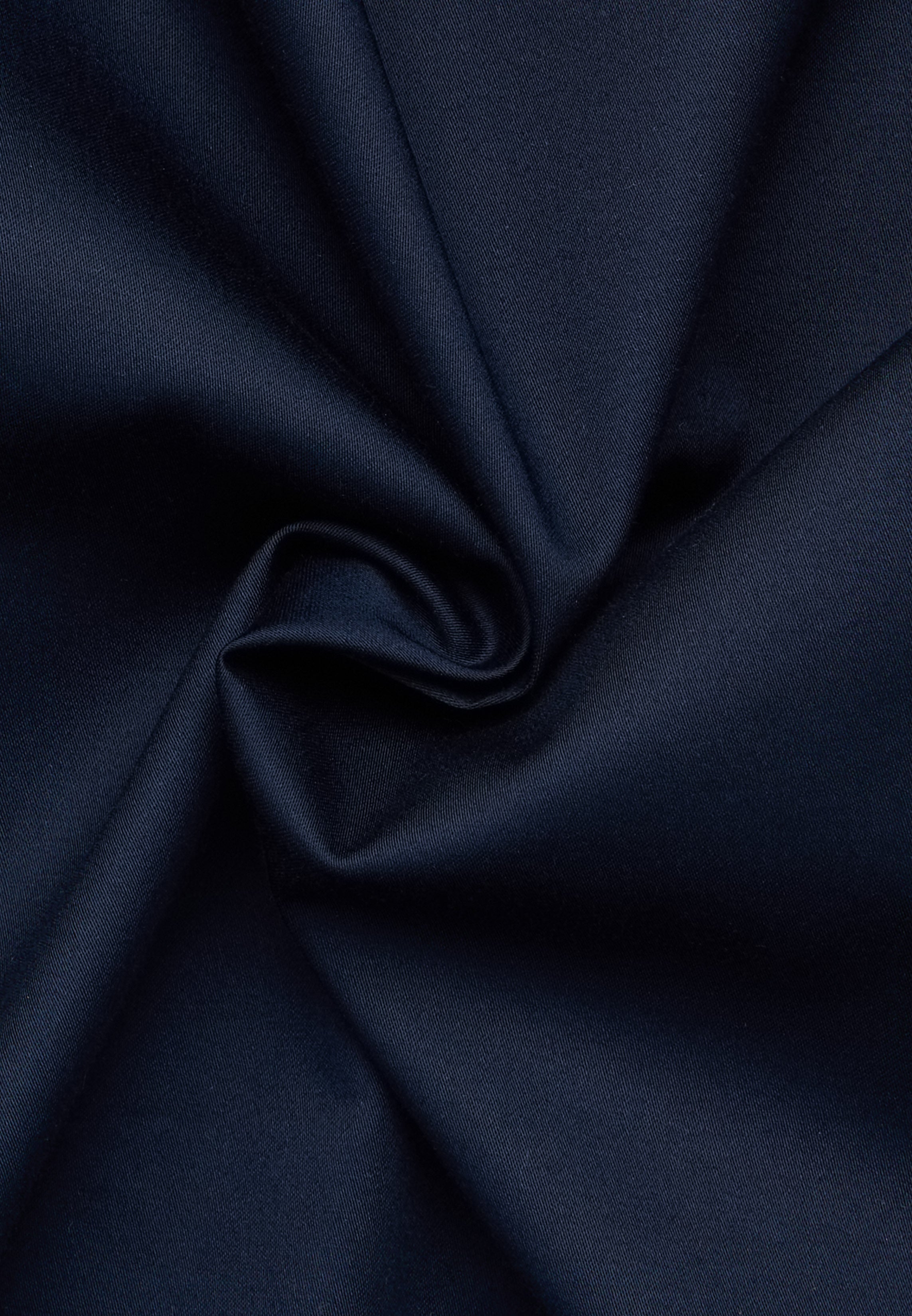 ETERNA FITTED Langarm Bluse - Twilight Harbor Blue - 5585-19-DF48 von Eterna