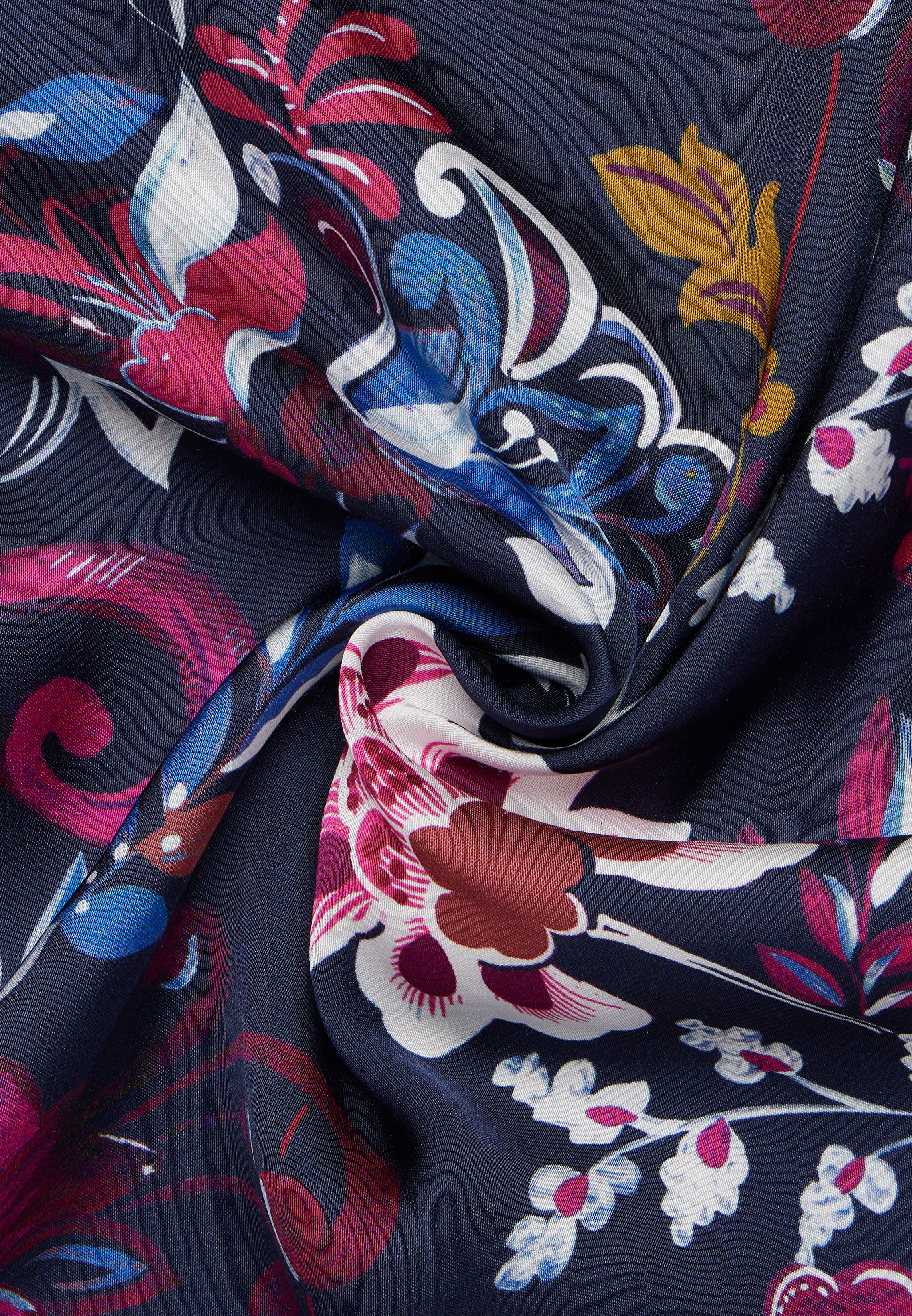 ETERNA REGULAR FIT Langarm Bluse bunt flower - Midnight Floral Melody - 7759-19-D351 von Eterna