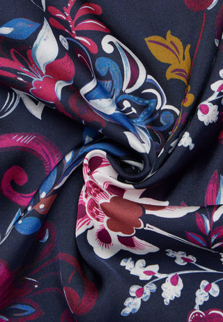 ETERNA REGULAR FIT Langarm Bluse bunt flower - Midnight Floral Melody - 7759-19-D351