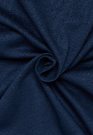ETERNA FITTED Langarm Bluse - Indigo Horizon Stretch - 5780-19-DY70