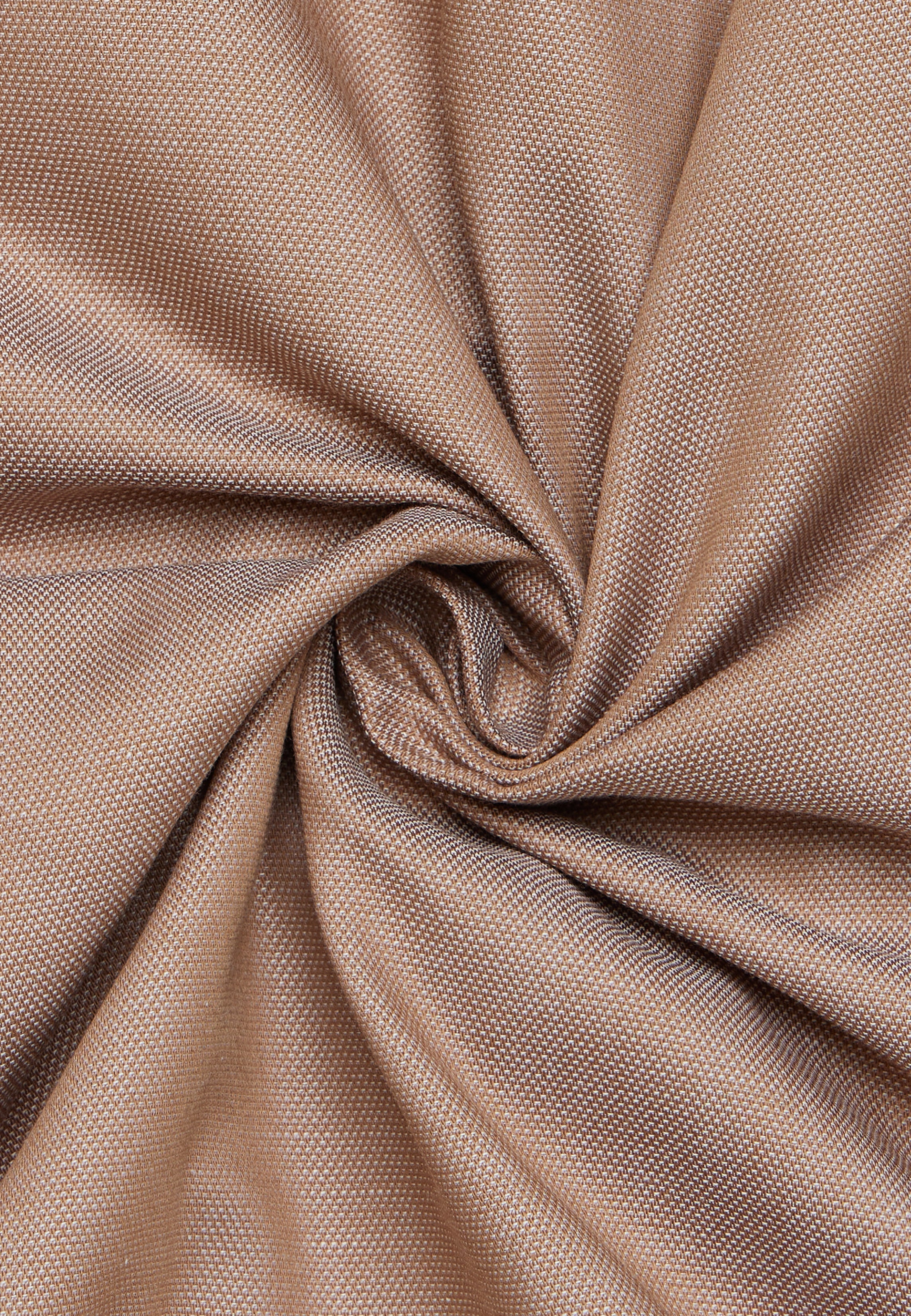 ETERNA MODERN FIT Langarm Hemd - Linen Moka - 1007-23-X141 von Eterna