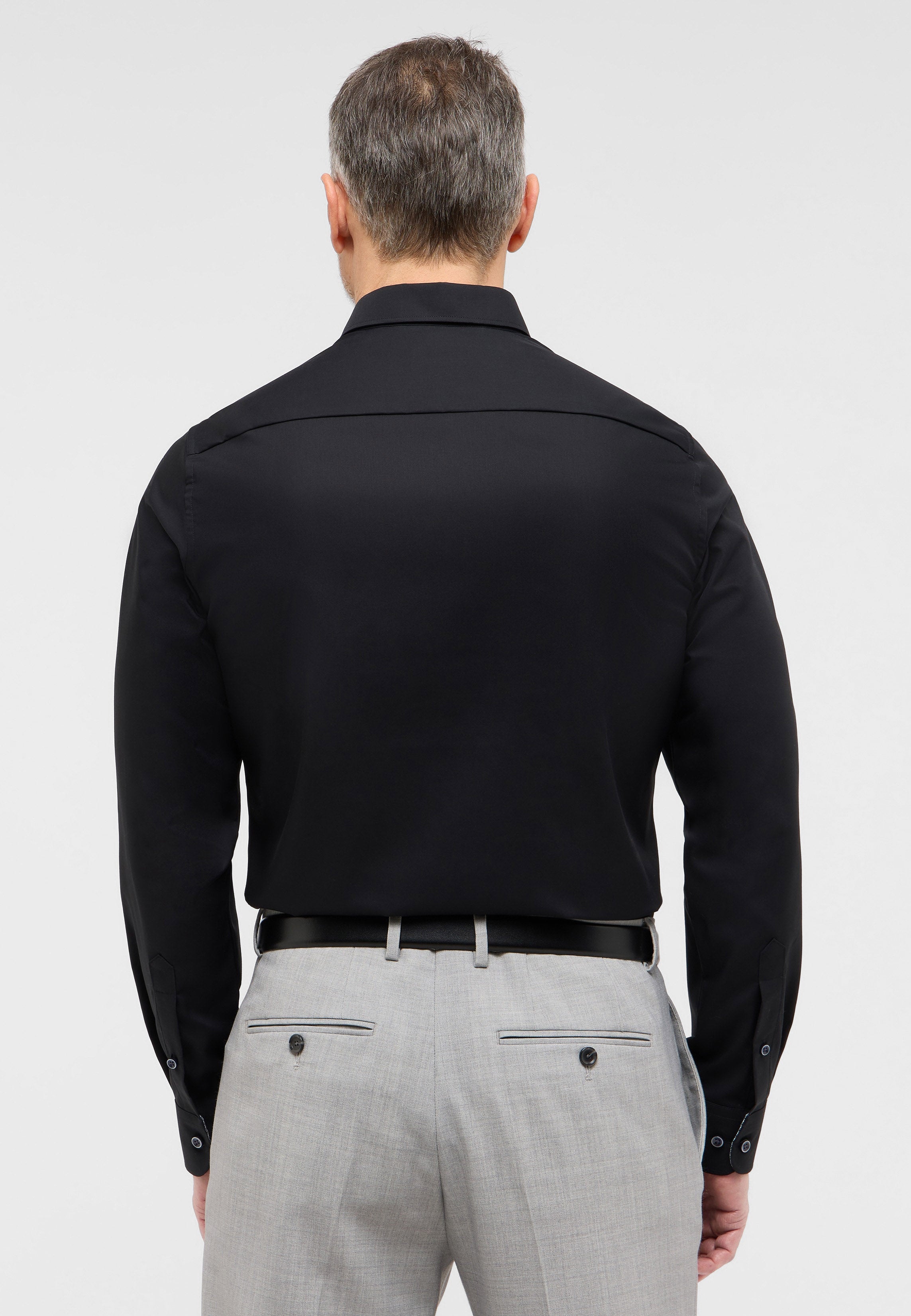 ETERNA SLIM FIT Langarm Hemd - Ink Night Shadow - 1305-39-F140 von Eterna