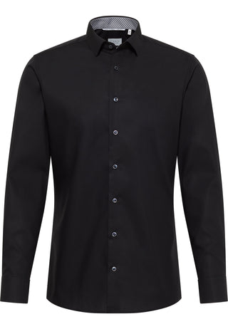 ETERNA SLIM FIT Langarm Hemd - Ink Night Shadow - 1305-39-F140