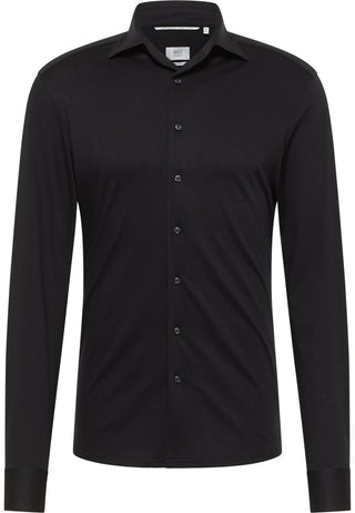 ETERNA 1863 Slim Fit Langarm Hemd - Midnight Jet Black - 2269-39-YSV1