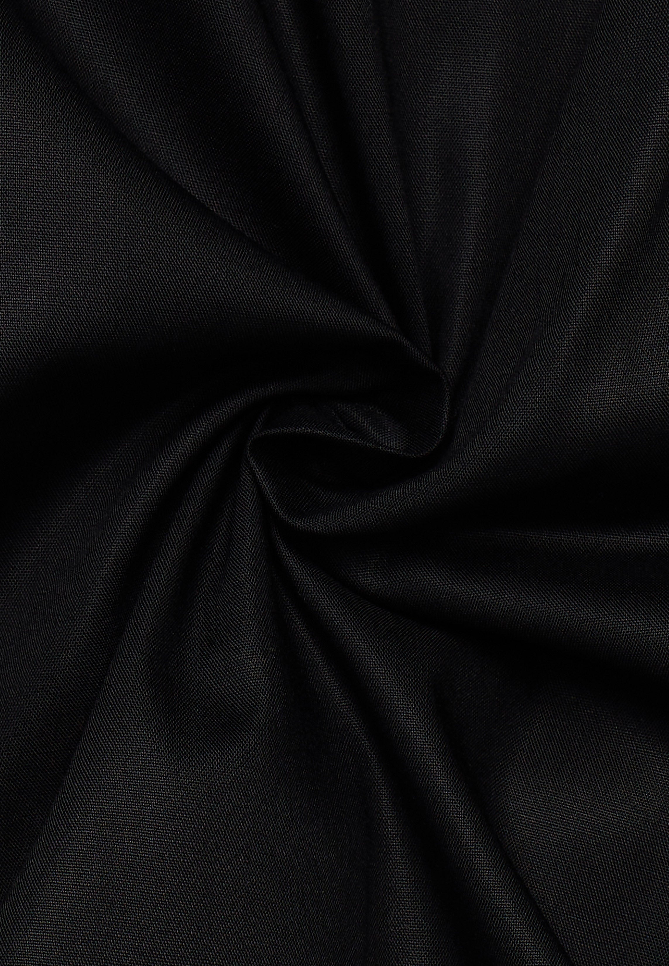 ETERNA MODERN FIT Natural Stretch Langarm Hemd - Midnight Noir - 1282-39-X14K von Eterna