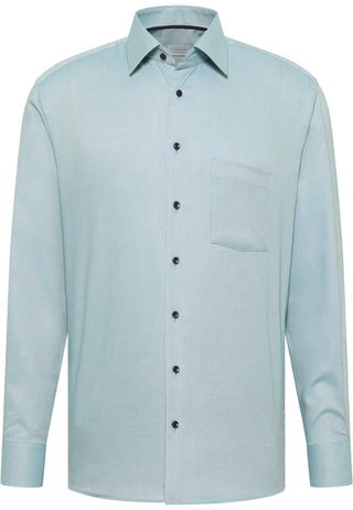 ETERNA MODERN FIT Langarm Hemd - Ocean Mist Blue - 8464-43-X181