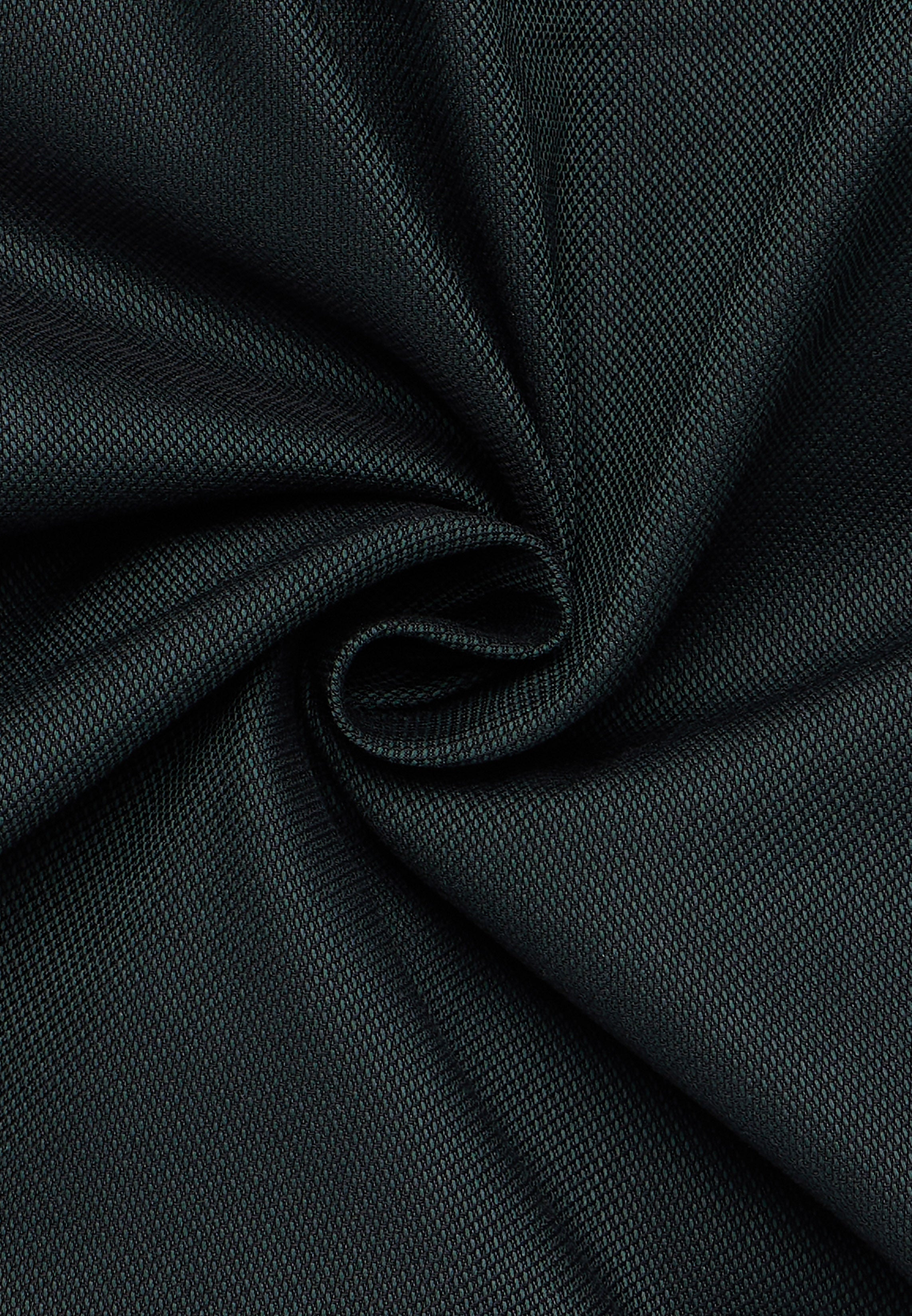 ETERNA MODERN FIT Langarm Hemd - Deep Teal Texture - 8464-49-X181 von Eterna