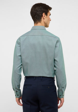 ETERNA MODERN FIT Langarm Hemd - Seafoam Weave - 1007-42-X141