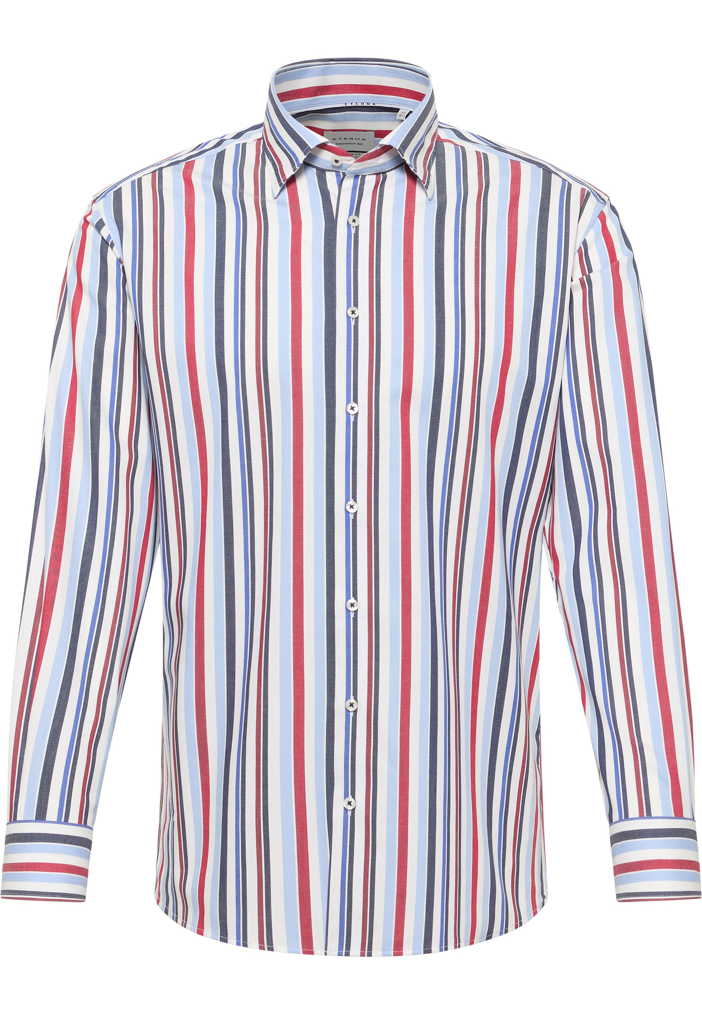 ETERNA MODERN FIT Langarm Hemd - Capri Vineyard Stripe - 1245-56-X11U