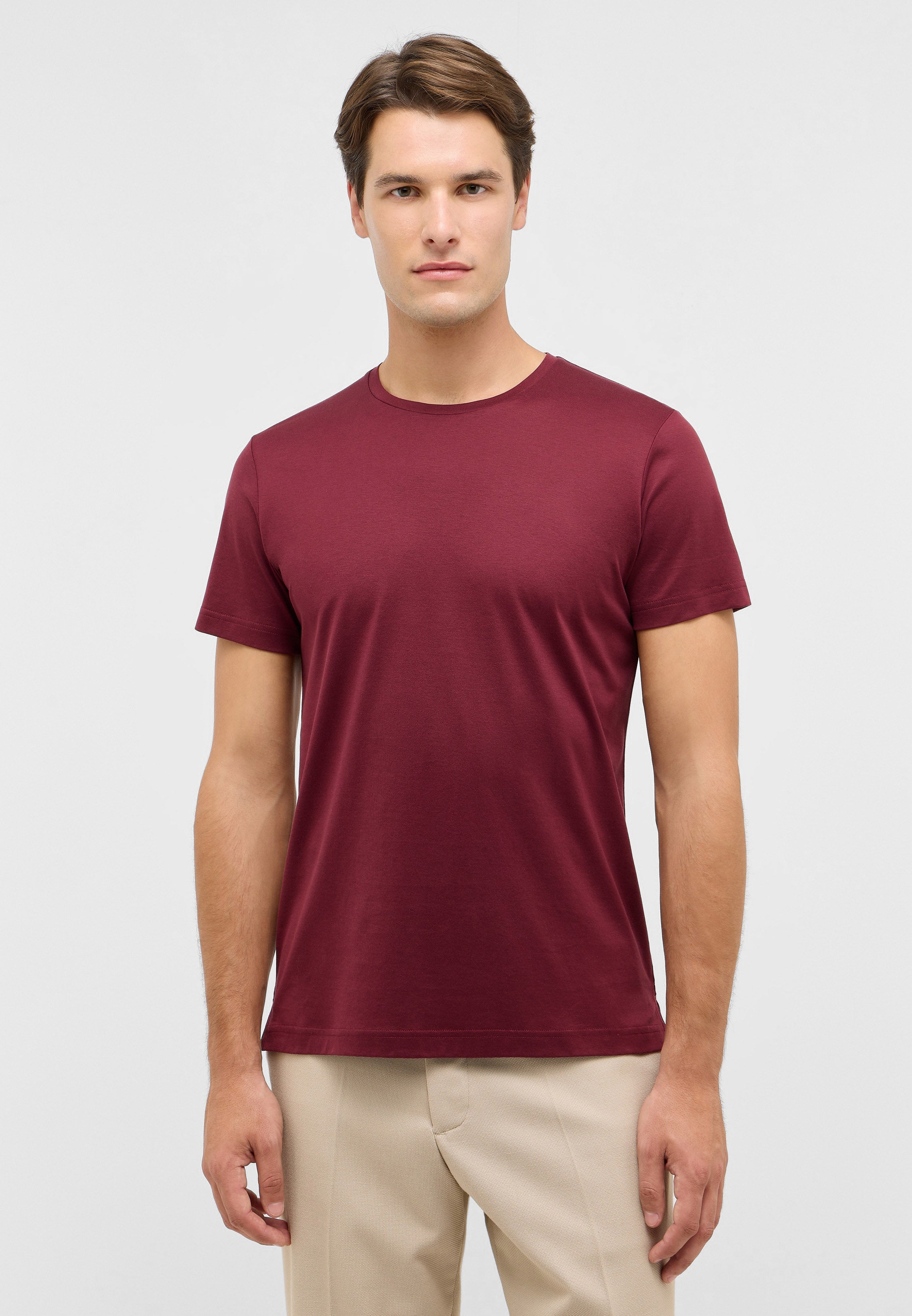 ETERNA 1863 Kurzarm T-Shirt - Crimson Horizon - 887-57-TINO von Eterna