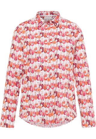 ETERNA REGULAR FIT Bluse - Lively Lipstick Pop - 7689-50-D247