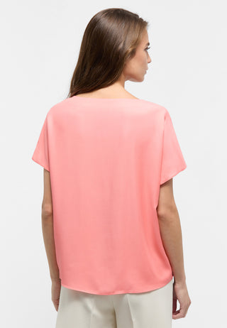 ETERNA LOOSE FIT Kurzarm Bluse - Cotton Candy Pink - 5270-84-H305