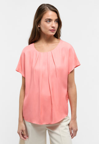 ETERNA LOOSE FIT Kurzarm Bluse - Cotton Candy Pink - 5270-84-H305