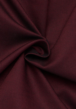 ETERNA MODERN FIT Langarm Hemd - Burgundy Textured - 8464-97-X181