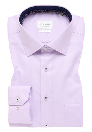 ETERNA COMFORT FIT Langarm Hemd - Lavender Horizon - 1246-92-E15K